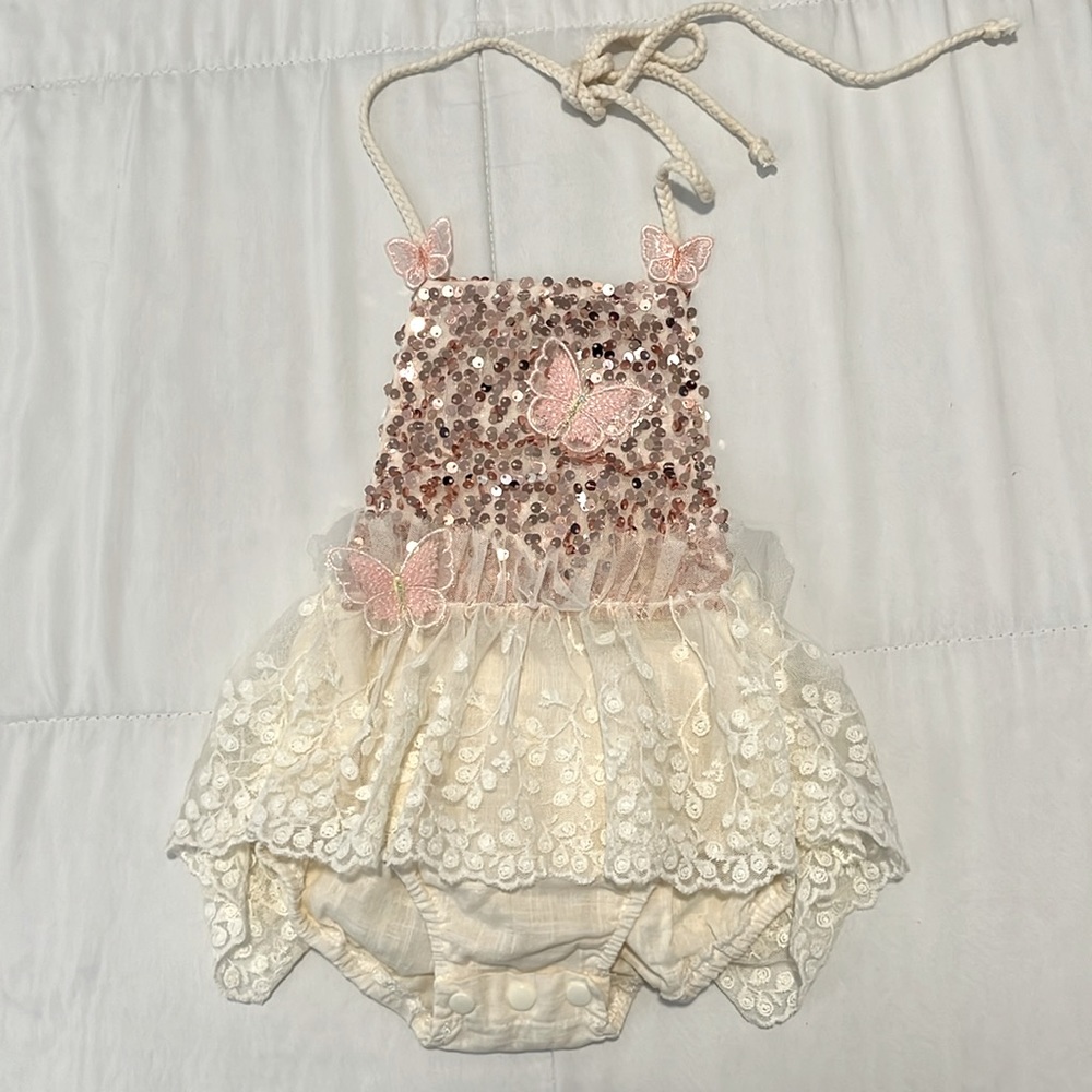 Baby girl 1st Year Onesie ✨